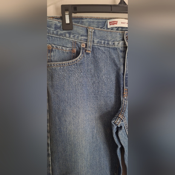 Levis 550 Boys Denim Jeans Blue Relaxed Fit Tapered Leg Sz 10 Husky 30x26 casual - Picture 6 of 12